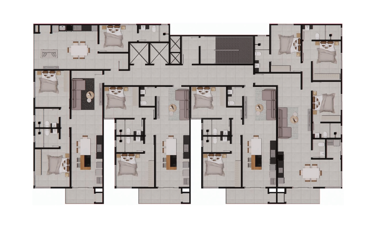 Planta - Layout Tipo